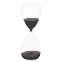 Ampulheta em Vidro Preta - 30 minutos