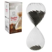 Ampulheta Vidro Areia 30 Minutos Decoração Enfeite Relógio