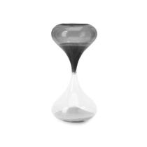 Ampulheta Vidro Areia Preta 30 min 20x10x10cm 15938 Mart