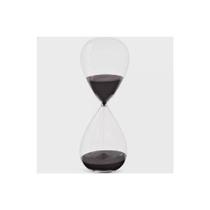 Ampulheta Vidro Preto 15 minutos - 09603