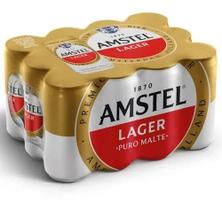 Amstel Lata 269ml Puro Malte - Pack Cerveja Original com 12 Unidades Amstel Lata 269ml Puro Malte - Pack Cerveja Original com 12 Unidades