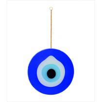 Amuleto de Vidro Decorativo para porta Olho grego Ø 18 x A. 0,5 cm - Casa Del Grande