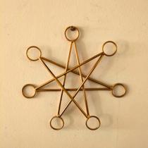 Amuleto Hexagrama Sagrado Proteção, Energia e Poder Espiritual Prosperidade