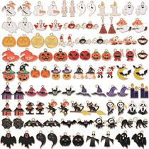 Amuletos de Halloween Acejoz 100 unidades para fabricação de joias com caixa