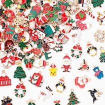Amuletos de Natal MARFOREVER 120 unidades para fabricação de joias Amuletos de Natal MARFOREVER 120 unidades para fabricação de joias