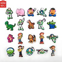 Amuletos de Sapato Buzz Lightyear (20 Peças) - Decorações de PVC para Tamancos e Sandálias