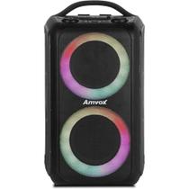 Amvox Caixa de Som Amplificada ACA 600 Bagvox Black - 600W RMS, Bluetooth, Equalizador, USB, Bateria Recarregável