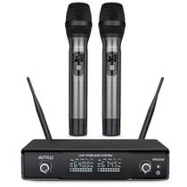 AMW AU200 Microfone sem fio Duplo de Mão UHF Digital