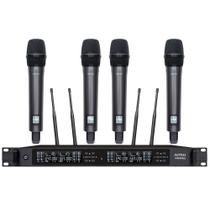 AMW AU6000 v2 Microfone sem fio Rack 4 canais Digital + Estojo