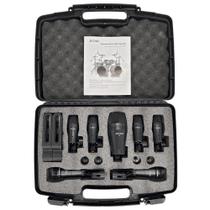AMW D7 Kit de Microfones para Bateria com 7 Microfones + Acessórios + Estojo AMW D7 Kit de Microfones para Bateria com 7 Microfones + Acessórios + Estojo