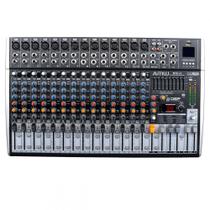 AMW M16 Fx v3 Mesa de Som 16 Canais com EFX BT Player Sub Out e Interface !
