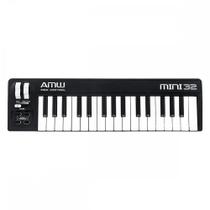 AMW Mini 32 Black Teclado Controlador Midi