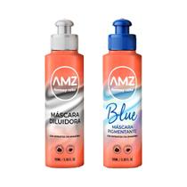 AMZ Fantasy Color Máscara Blue + Mascara Duluidora
