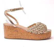 Anabela Sapato da Corte Salto Médio Tressê