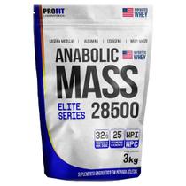 Anabolic Mass Hipercalórico 28500 3kg 3000g Profit Sabor Morango