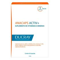 Anacaps Activ+ Ducray Vitamina Cabelos e Unhas 30 Cápsulas Anacaps Activ+ Ducray Vitamina Cabelos e Unhas 30 Cápsulas