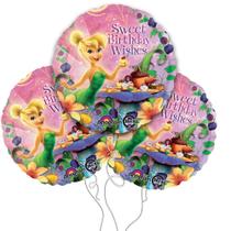 Anagrama do balão Mylar Disney Tinkerbell Feliz Aniversário 18" Anagrama do balão Mylar Disney Tinkerbell Feliz Aniversário 18"