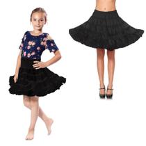 Anágua Malco Modes Little Betty para vestido de patente Black M