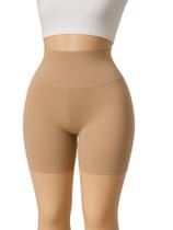Anágua Modeladora Plus Size Bermuda Cinta Short Modelador Reduz Medidas Alta Compressão Cintura Mode