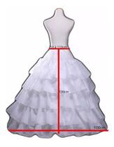 Anágua Saiote Armação Para Vestido Noiva Debutante 5 Babados Anágua Saiote Armação Para Vestido Noiva Debutante 5 Babados