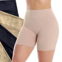 Anágua Segunda Pele Feminina Short Cintura Alta Confortável Invisível para Vestidos e Saias Anágua Segunda Pele Feminina Short Cintura Alta Confortável Invisível para Vestidos e Saias