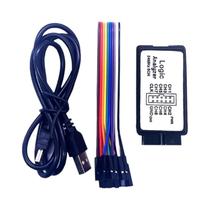 Analisador Lógico Digital Mini De Tamanho Pocket 24MHz USB Com 8 Canais De Entrada E Memória Para