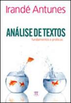 Análise de textos. fundamentos e práticas