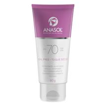 Anasol Protetor Facial Fps 70 60 gr Toque Seco com 1 unidade Vegano