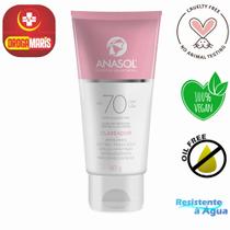 Anasol Protetor Solar Facial FPS 70 60g Ação Clareadora e toque seco