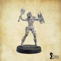 Anaya Kalimbe - Basilisco Miniaturas - Metal Branco - RPG