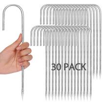 Anchor Stakes CEWOR, pacote com 30 cm, gancho J galvanizado de 30 cm