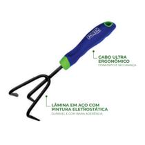 Ancinho 3 dentes metalico para jardinagem Ancinho 3 dentes metalico para jardinagem