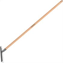 Ancinho Metálico com 14 Dentes e Cabo de Madeira de 120cm - 77110644 - TRAMONTINA