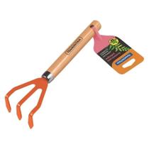 Ancinho Metálico com Cabo de Madeira 3 Dentes - Tramontina