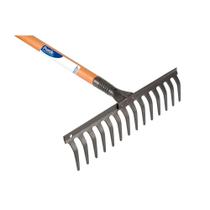 Ancinho Pratik Curvo Reforçado 14 Dentes com Cabo 1,2m Ancinho Pratik Curvo Reforçado 14 Dentes com Cabo 1,2m