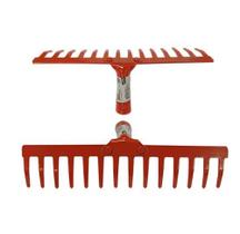 Ancinho Rastelo Para Grama De Ferro Sem Cabo 14 Dentes 34,7X10X9,5Cm - Rio Chens