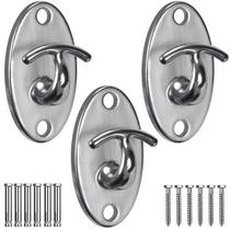 Anclajes de Pared SELEWARE Paquete de 3 de Acero Inoxidable Carga de 907 kg