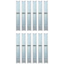 Anclajes de Tierra vidaXL de Acero Galvanizado en Forma de L, 12 piezas
