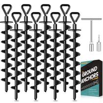 Anclas de Tierra con Tornillo para Trampolín, Carpa, etc.