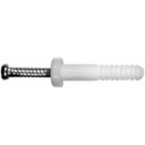 Âncora de cabeça de treliça de nylon Hillman 4,8 mm x 2,5 cm, pacote com 100 Âncora de cabeça de treliça de nylon Hillman 4,8 mm x 2,5 cm, pacote com 100