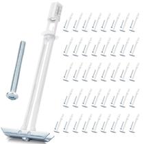 Âncora de drywall com parafusos incluídos para 3/16” -24, âncoras de drywall ocas pesadas para kit de montagem de TV, âncoras de parede ocas de aço inoxidável suportam até 240 libras cada em um pacote de drywall-42 de 1/2 polegada