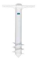 Âncora De Fixação P/ Guarda-sol 38mm Tobee Com Haste Branca Branco Âncora De Fixação P/ Guarda-sol 38mm Tobee Com Haste Branca Branco