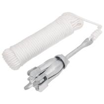 Âncora dobrável vidaXL, ferro maleável, 2,5 kg, prata para embarcações