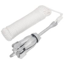 Âncora dobrável vidaXL, ferro maleável durável, 6 kg com corda