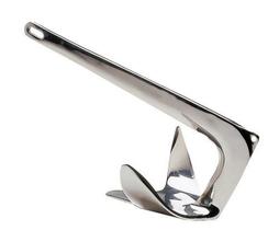 Ancora Em Aço Inox 7,5 Kg Modelo Bruce Fundida Sem Solda