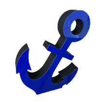 Âncora Em Mdf Decoryou - Ref 341 Azul