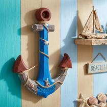 Âncora Náutica Grande Marítima Decoração Casa De Praia 60cm
