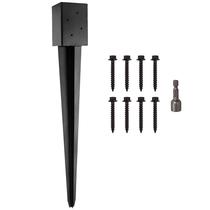 Âncora para Poste de Cerca LADECH 91 cm Revestida com Pó Preto Âncora para Poste de Cerca LADECH 91 cm Revestida com Pó Preto