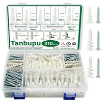 Âncoras de drywall Tanbupu 310PCS de plástico de nylon com parafusos Âncoras de drywall Tanbupu 310PCS de plástico de nylon com parafusos