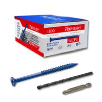Âncoras de parafuso FixMaster 1/4 x 9,5 cm com chave de fenda e broca Âncoras de parafuso FixMaster 1/4 x 9,5 cm com chave de fenda e broca